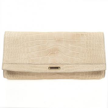Burberry Alligator Clutch Bag