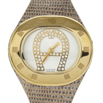 Aigner Gold Plated Stainless Steel Women Watch 34 MM