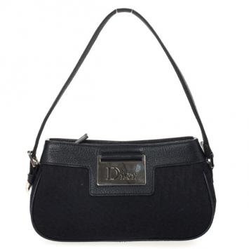 Christian Dior Canvas Small Shoulder Bag