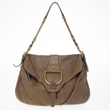 Dolce and Gabbana Pebble Leather Slouchy Large Hobo