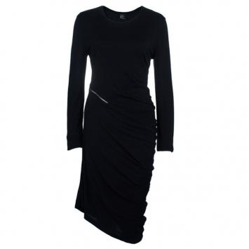 McQ by Alexander Mcqueen Long Sleeve Zip Detail Dress XL