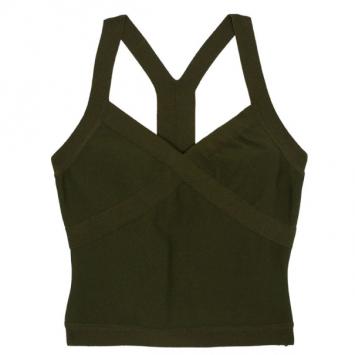 Herve Leger Green Bandage Top L