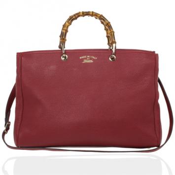 Gucci Bamboo Shopper Large Leather Tote