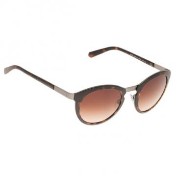Giorgio Armani Tortoise Frame Phantos Round Sunglasses