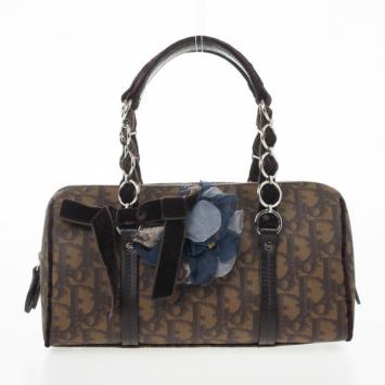 Pre Owned Dior Trotter 'Romantique' Satchel