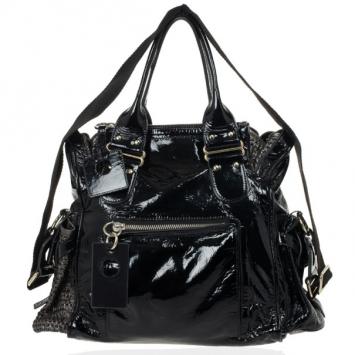 Pre Owned Chloe Ada Patent Leather Tote