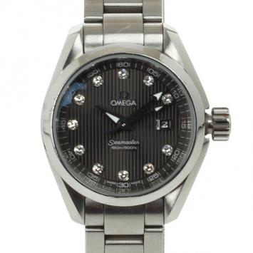 Omega Seamaster Mini Diamond Womens Wristwatch 30 MM
