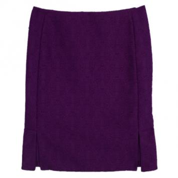 Saint Laurent Paris Lace Jacquard Skirt M