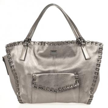 Burberry Metallic Leather Tote