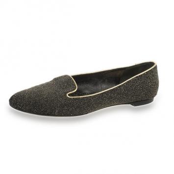Alexander McQueen Glitter Smoking Slippers Size 38