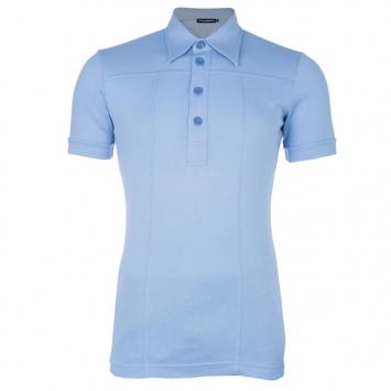 Pre Owned Dolce and Gabbana Mens Light Blue Polo Shirt L