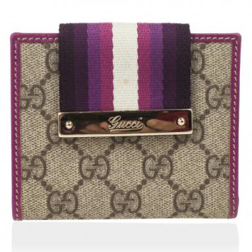 Gucci Ladies Web Medium Wallet