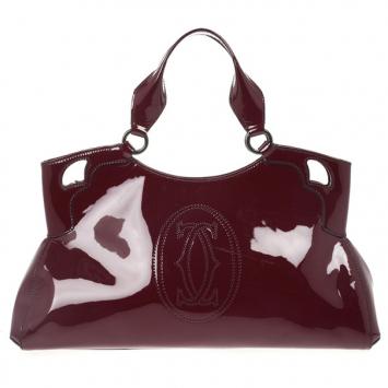 Cartier Red Patent Marcello De Cartier Bag