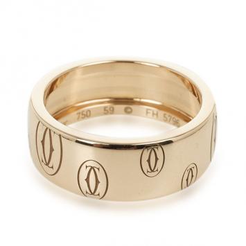 Cartier 18 K Rose Gold Happy Birthday Wedding Band Size 59