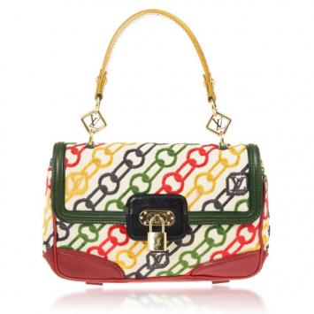 Louis Vuitton Monogram Dolly Velvet Chains Pochette 