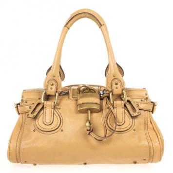 Chloe Large Tan Paddington Satchel