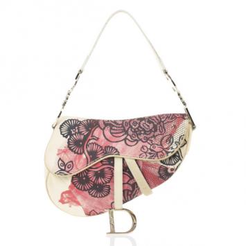 Dior Off Print Saddle Bag