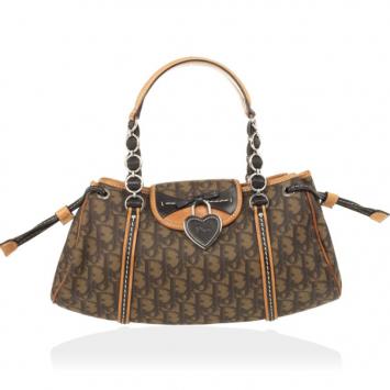 Dior Monogram Trotter Romantique Satchel