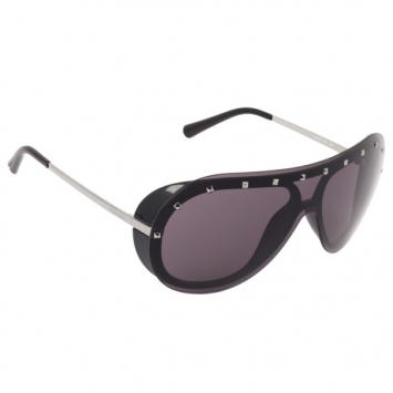 Valentino Studded Black V102s Womens Wrap Sunglasses