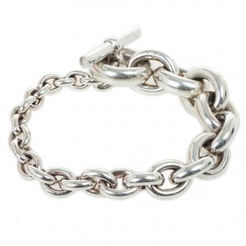 Hermes Crescendo Silver Bracelet