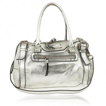 Dolce and Gabbana Miss Easy Way Metallic Boston Bag
