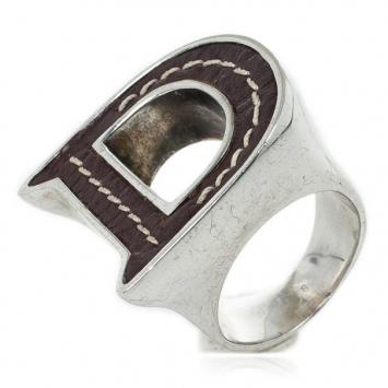 Dior Leather Ring Size 57