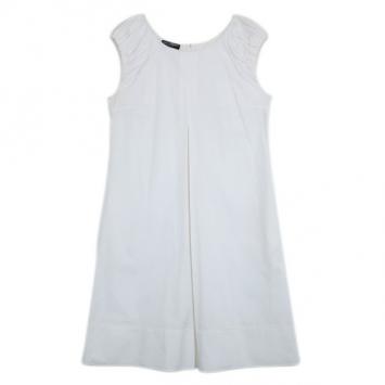 Dolce and Gabbana White Cotton Dress L