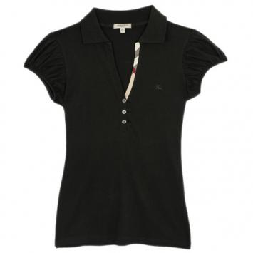 Burberry Check Placket Polo T Shirt S