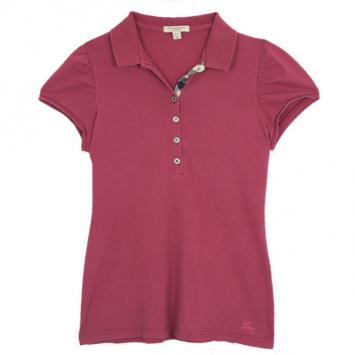 Burberry Check Placket Polo T Shirt M