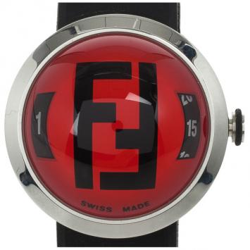 Fendi 8010 G SS Rubber Unisex Wristwatch 38 MM