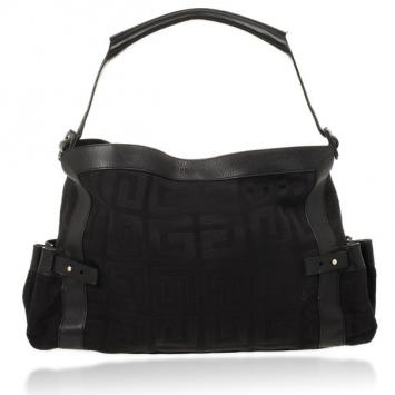 Givenchy Black Monogram Hobo