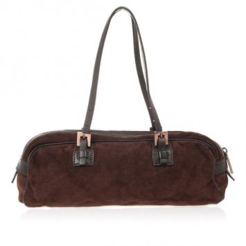 Fendi Brown Suede Bag