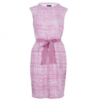 CH Carolina Herrera Pink Printed Sheath Dress M