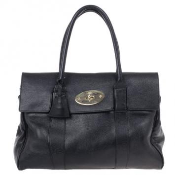 Mulberry Black Leather Bayswater Tote