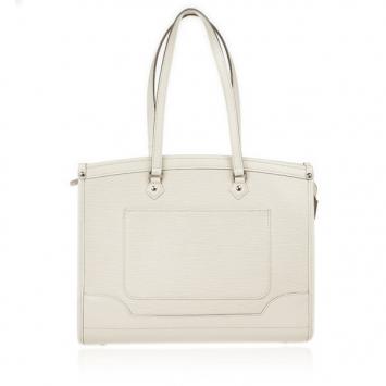 Louis Vuitton White Epi Leather Madeleine GM Bag