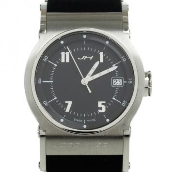 Pre Owned Hysek Verdict SS Rubber Mens Wristwatch 38 MM	