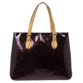 Louis Vuitton Purple Amarante Monogram Vernis Brentwood Tote