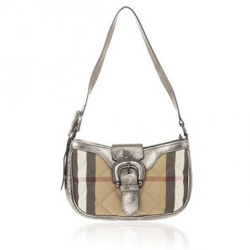 Burberry Quilted House Check Sophie Small Shoulder Bag