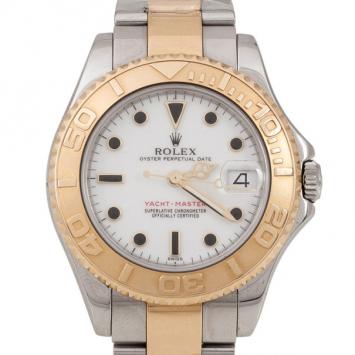 Rolex Yacht Master Gold SS Womens Wristwatch 36 MM