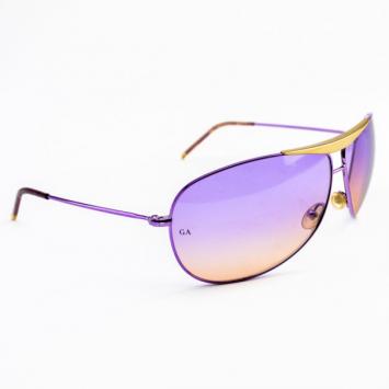 Giorgio Armani Purple Shield Woman Aviators