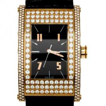 Jorg Hysek Kilada 18 K Yellow Gold & Diamonds Womens Wristwatch 26 MM