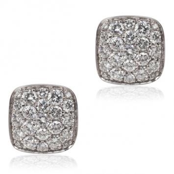 Damiani White Gold Diamond Earrings