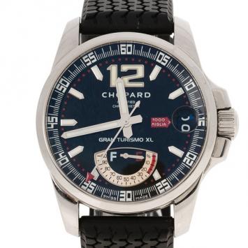 Pre Owned Chopard Navy Stainless Steel Mille Miglia Men's Wristwatch 44MM