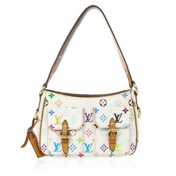 Louis Vuitton Monogram Multicolor White Lodge PM