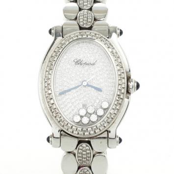 Chopard Happy Sport SS Diamond Womens Wristwatch 34 MM