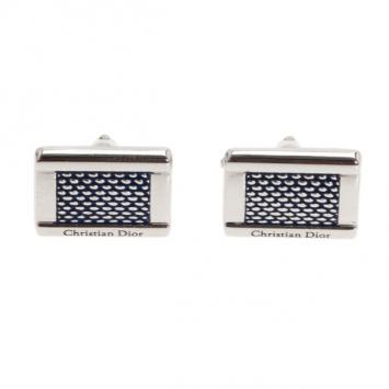 Pre Owned Dior Silver Cufflinks