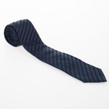 Pre Owned Dior Blue Striped Tie