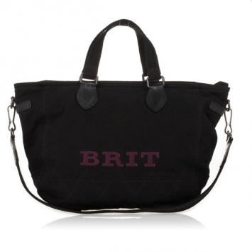 Burberry Brit Black Canvas and Leather Medium Chadwick Tote Bag