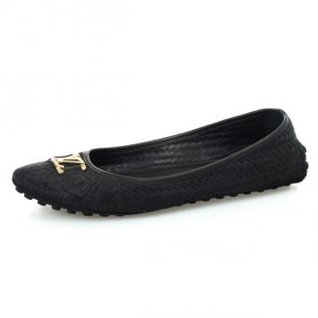Louis Vuitton Suede Oxford Ballerina Flats Size 40