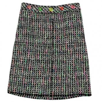 Marc Jacobs Multicolored Tweed Pencil Skirt L